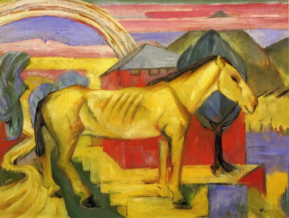 Long Yellow Horse — Franz Marc