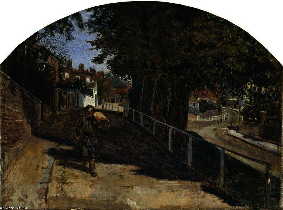 Heath Street, Hampstead — Ford Madox Brown