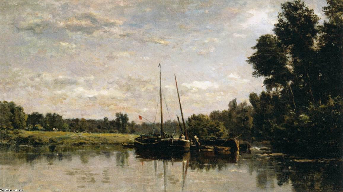 The Barges — Charles-françois Daubigny