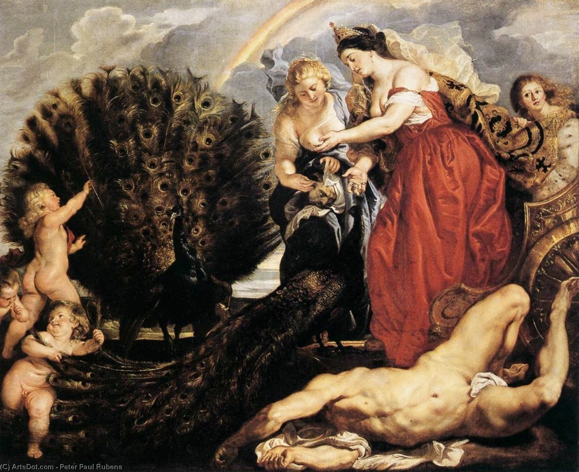 Juno And Argus — Peter Paul Rubens