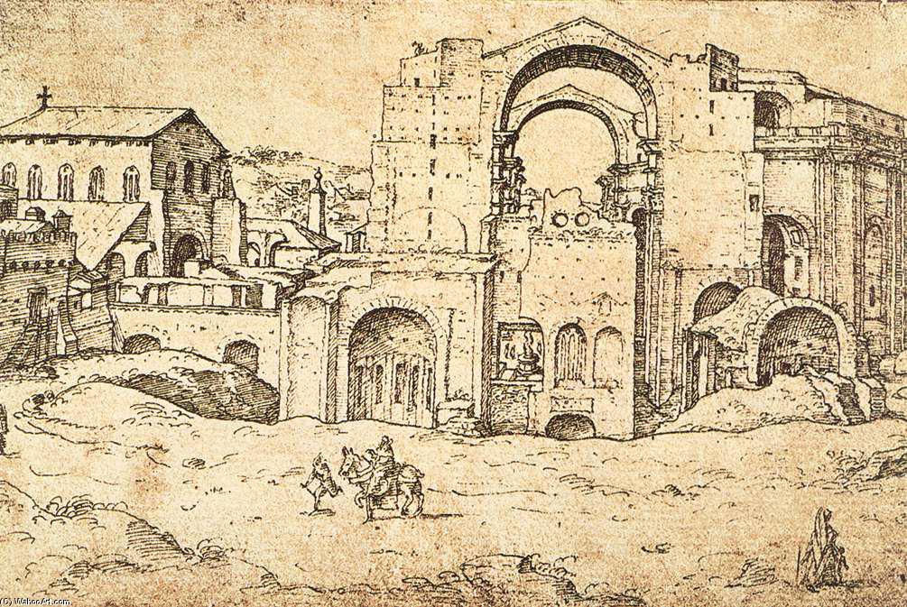 Construction Of The New St Peter's In Rome — Maerten Van Heemskerck