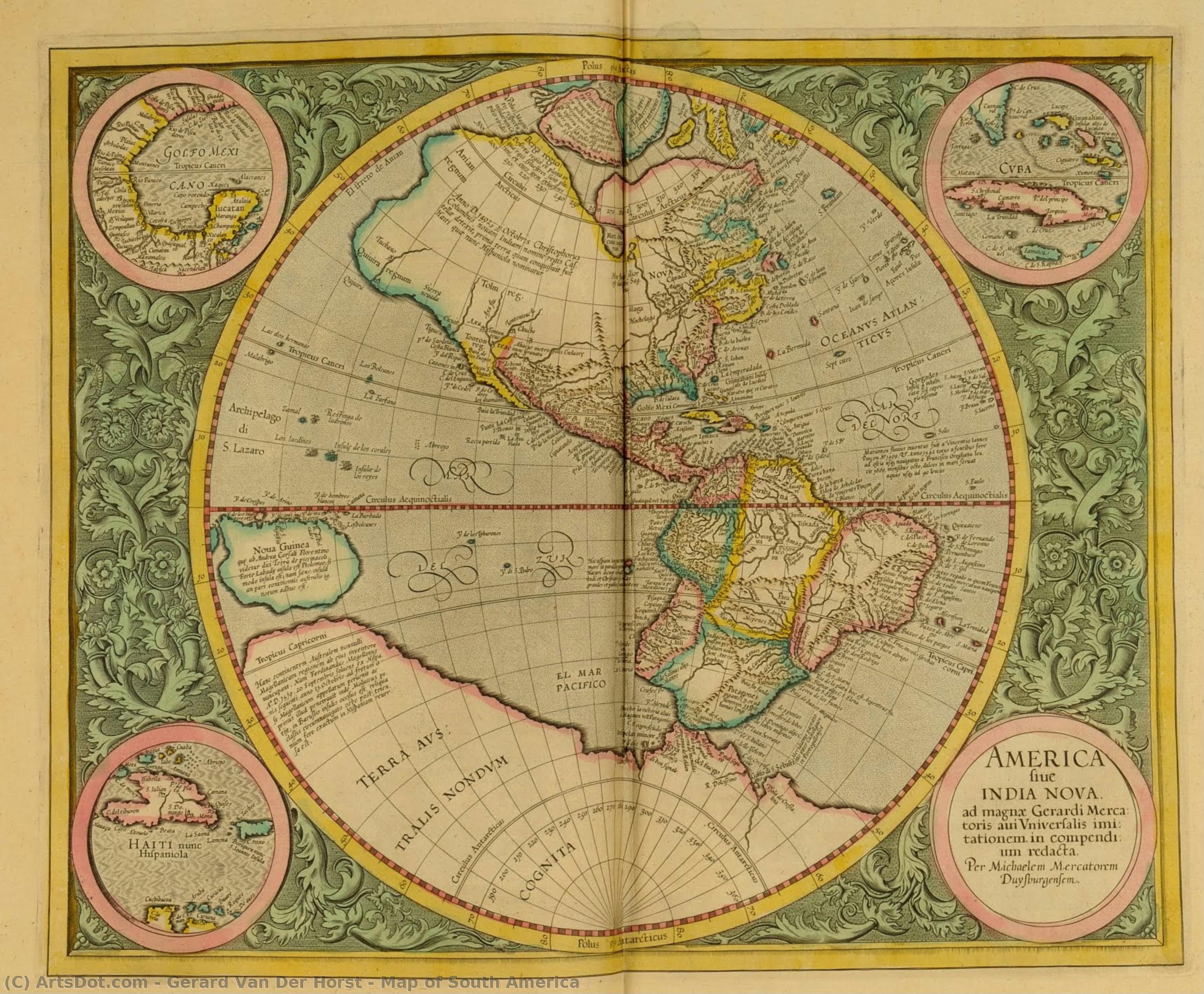 Map Of South America — Gerard Van Der Horst