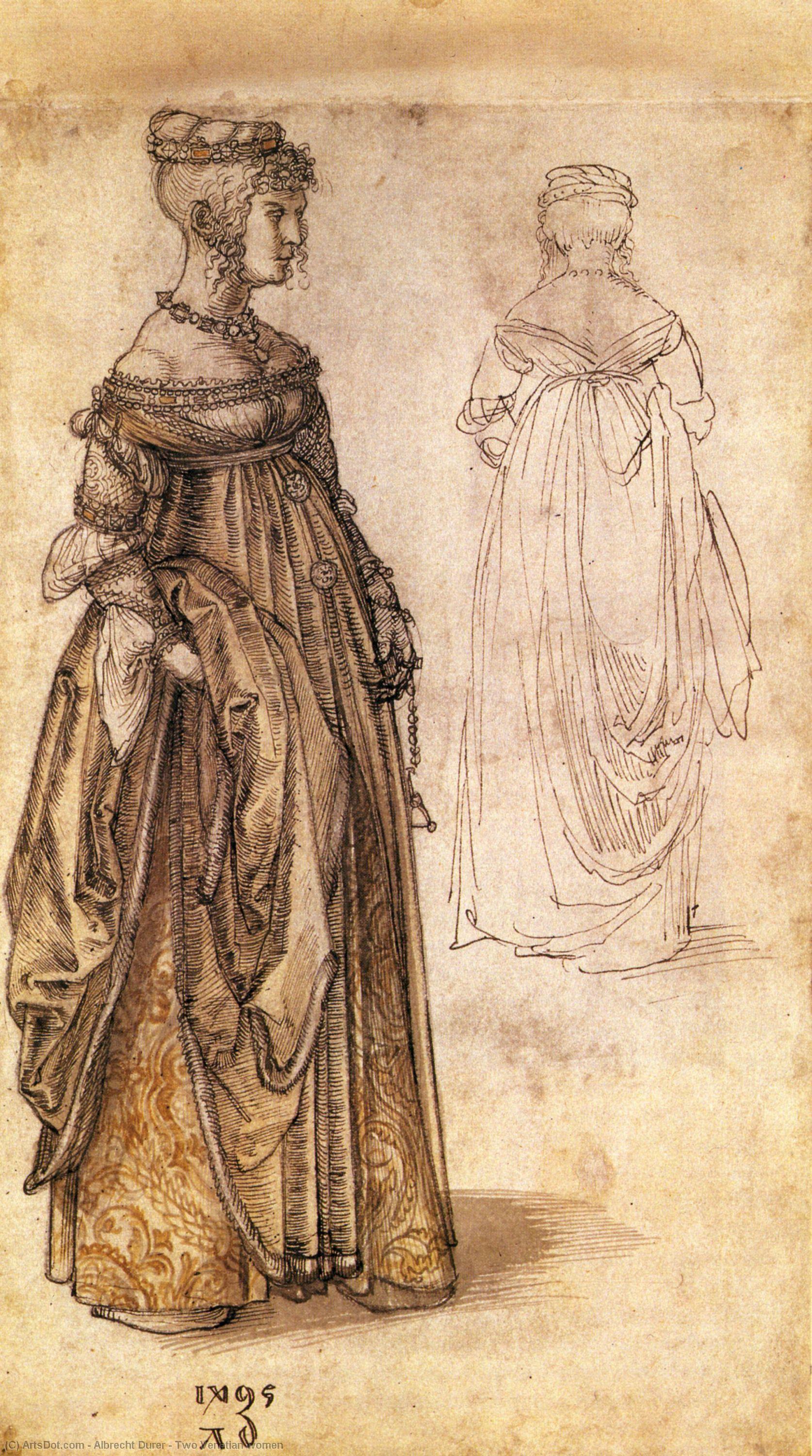 Two Venetian Women — Albrecht Dürer