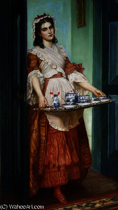 The Dish Of Tea — Valentine Cameron Prinsep