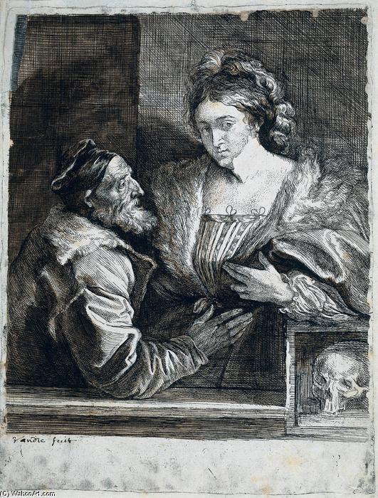Titian`s Self Portrait With A Young — Sir Anthony Van Dyck