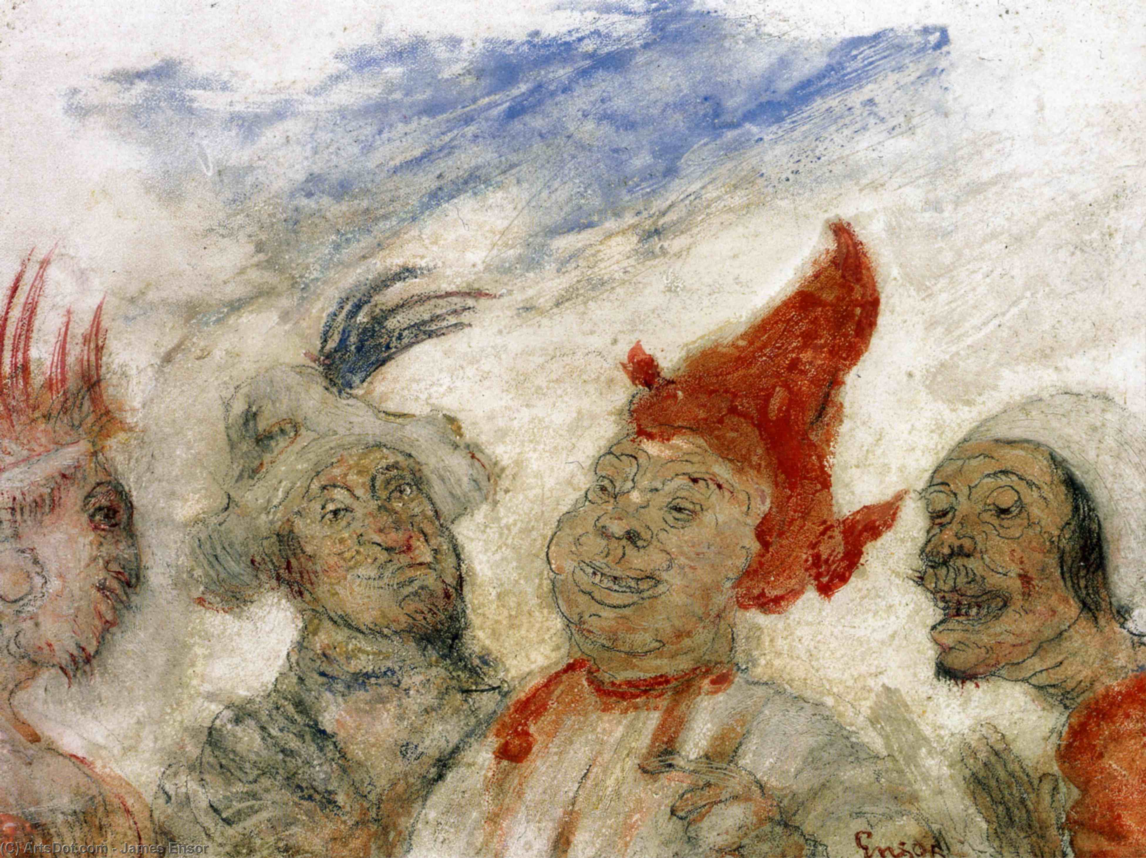 Gilles Et Sauvage — James Ensor