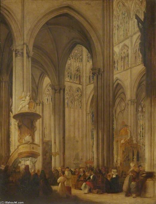 Amiens Cathedral Interior, France — John Scarlett Davis