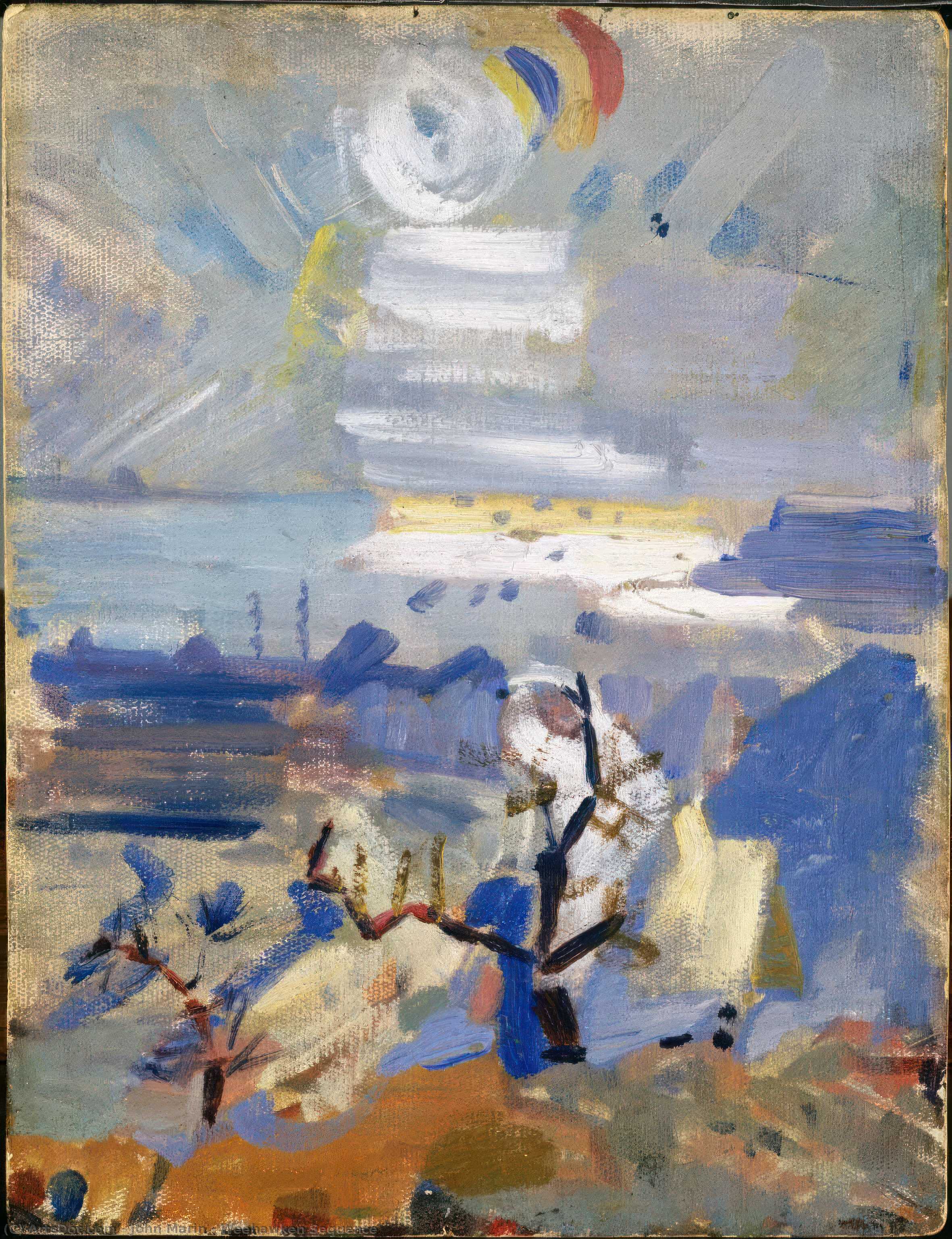 Weehawken Sequence — John Marin