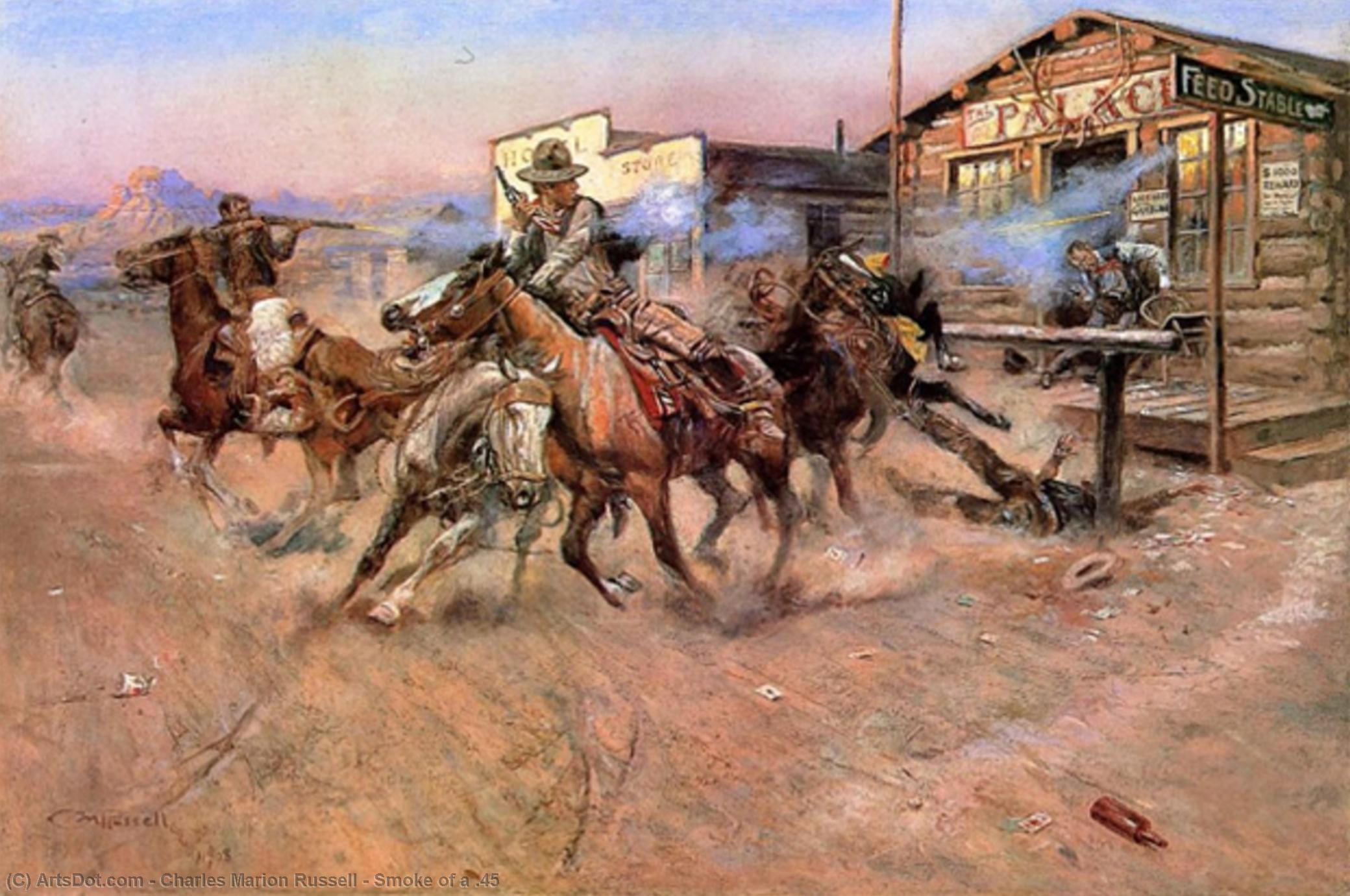 Smoke Of A .45 — Charles Marion Russell
