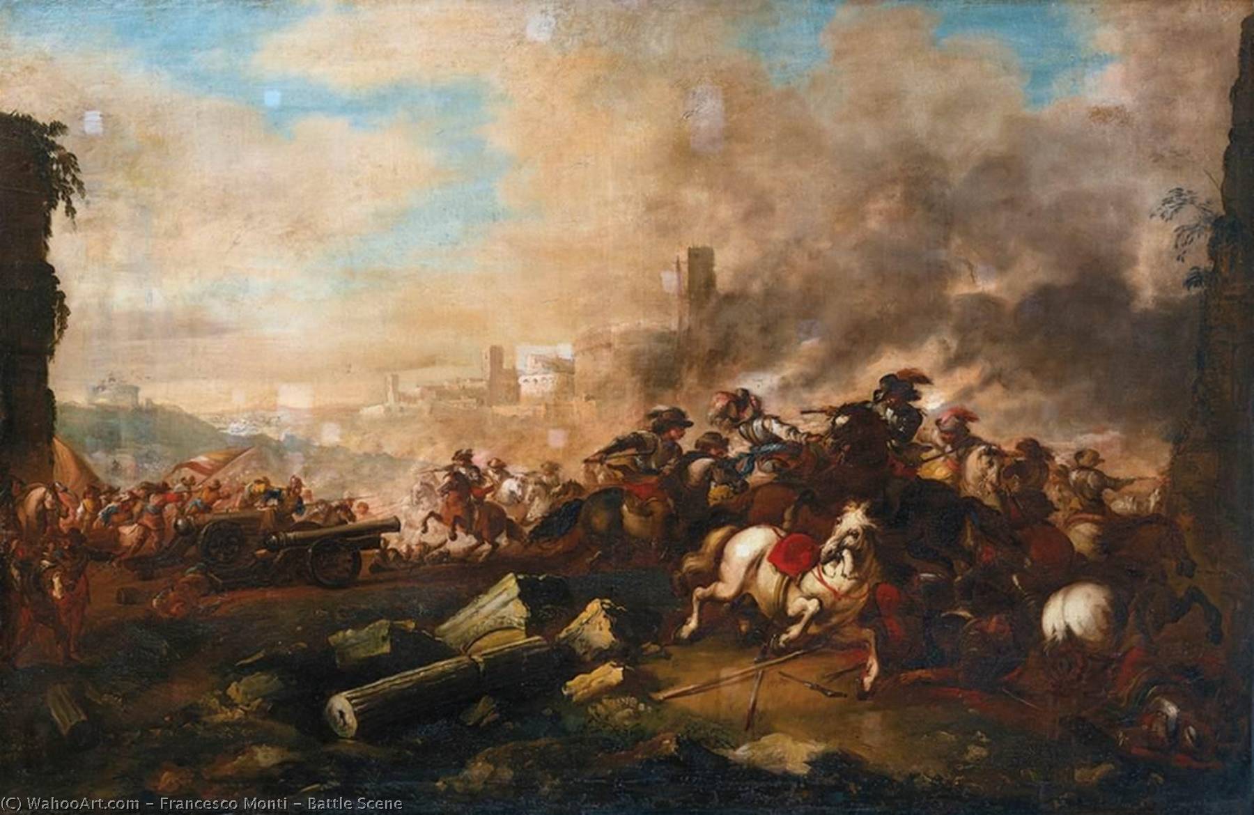 Battle Scene — Francesco Monti