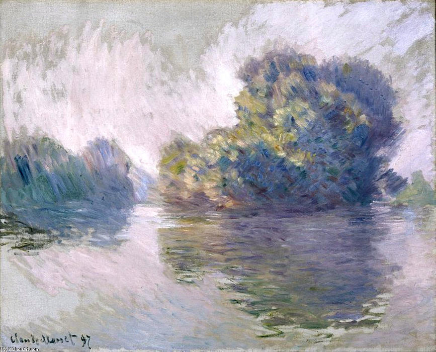 Islands At Port-villez — Claude Monet