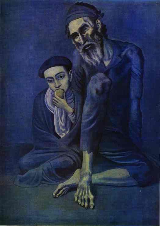 Old Beggar With A Boy — Pablo Picasso