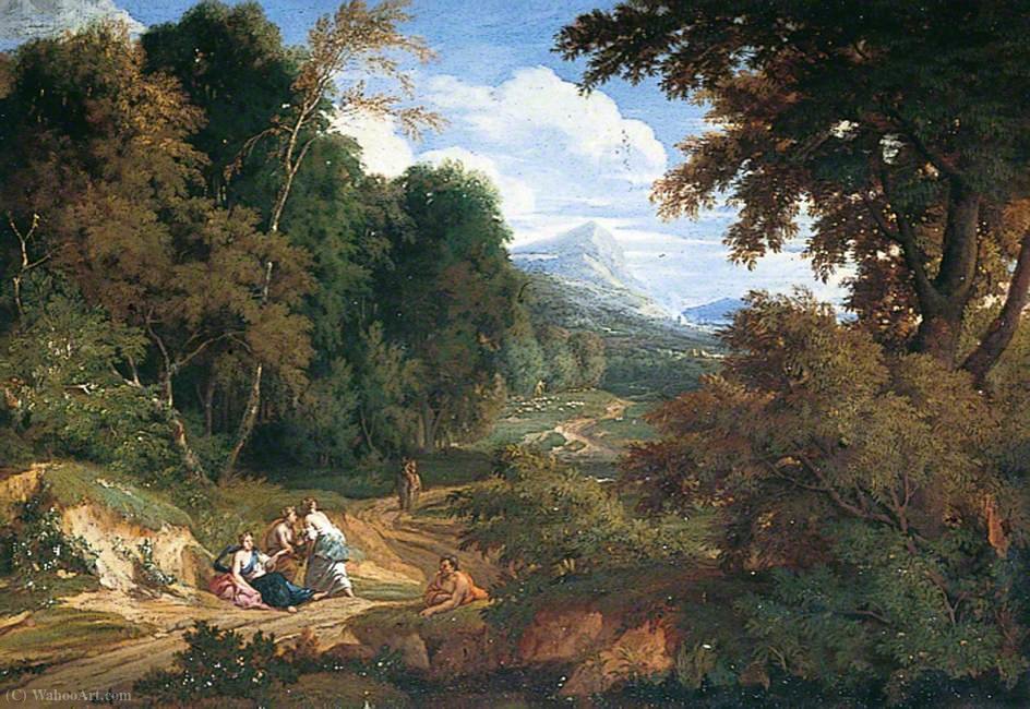 A Classical Landscape With Figures — Jan Frans Van Bloemen