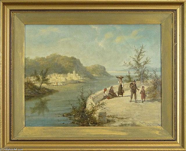 Italian Landscape With River_2 — William Raymond Dommersen