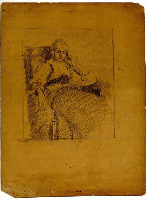 Seated Woman — Theodore Clement Steele