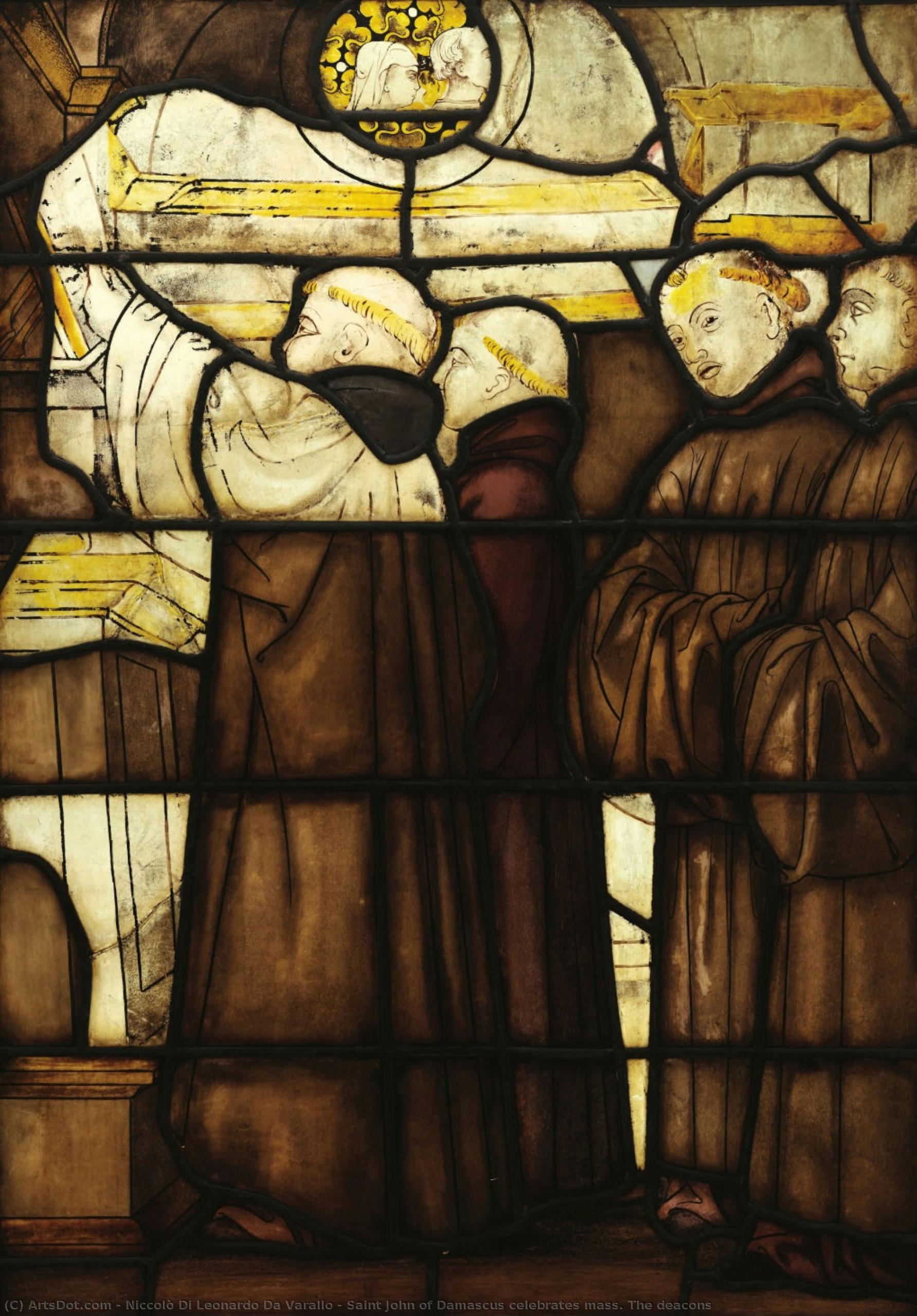 Saint John Of Damascus Celebrates Mass. The Deacons — Niccolò Di Leonardo Da Varallo