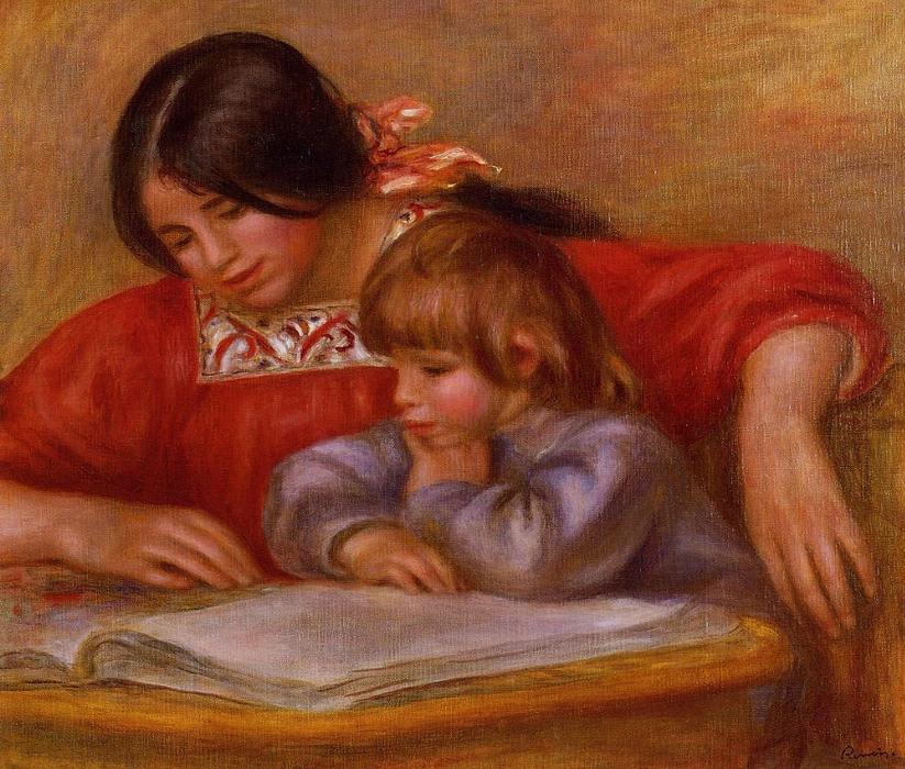 Leontine And Coco — Pierre-auguste Renoir