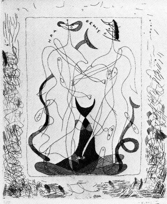 Teogonía (suite Vollard) 1 — Georges Braque