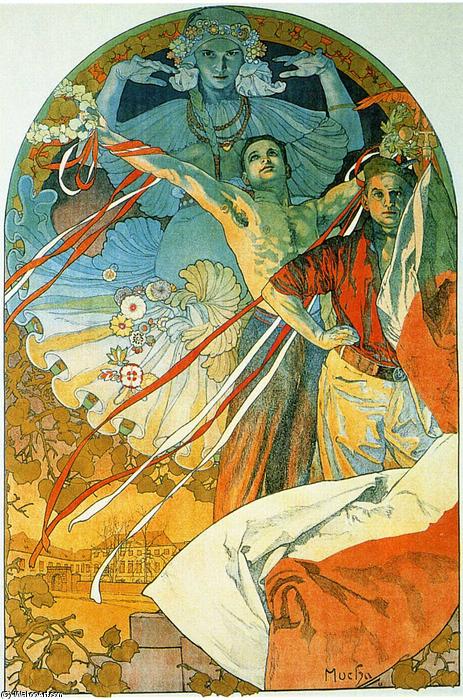 8th Sokol Festival — Alfons Maria Mucha