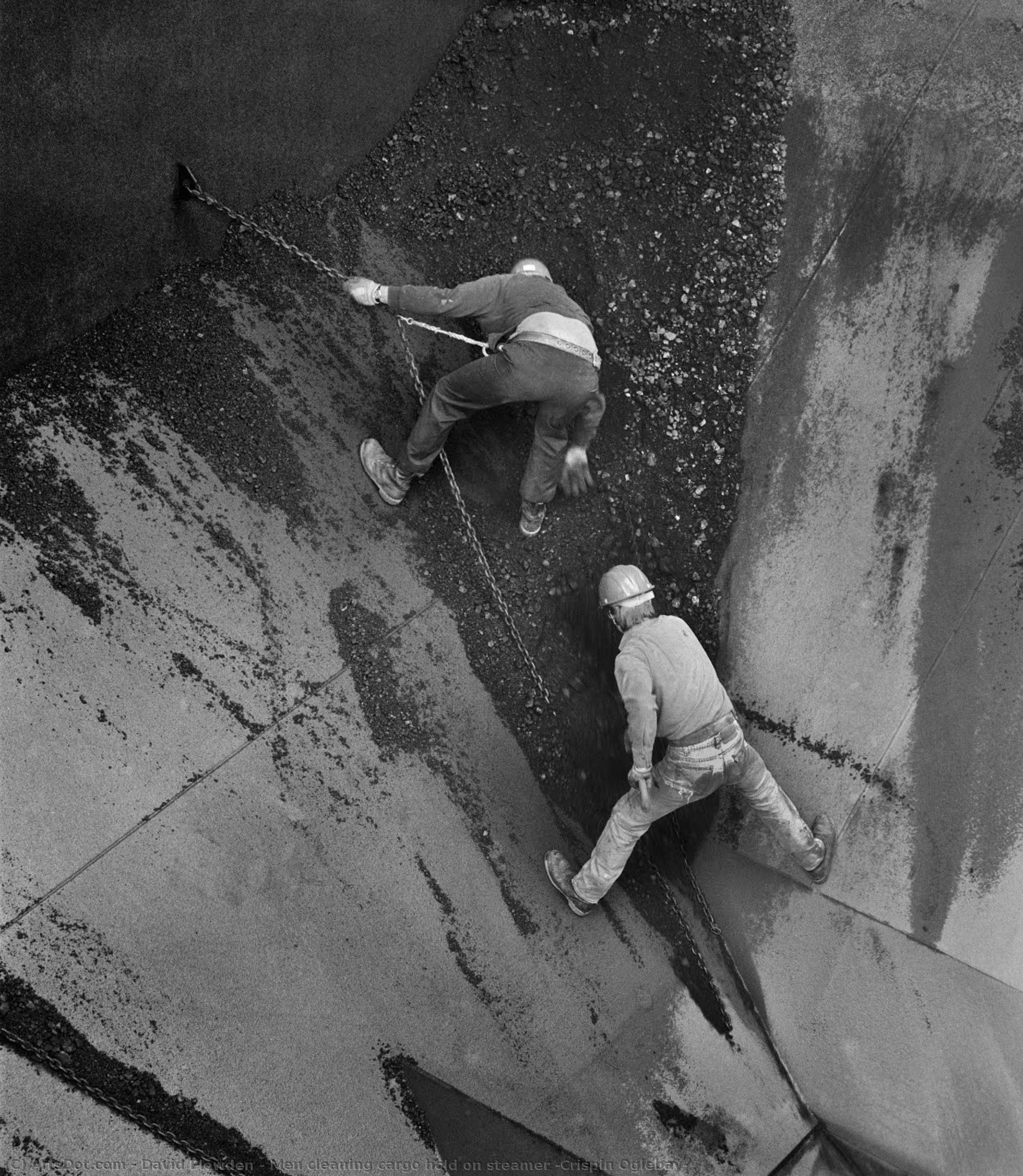 Men Cleaning Cargo Hold On Steamer ‘crispin Oglebay’ — David Plowden