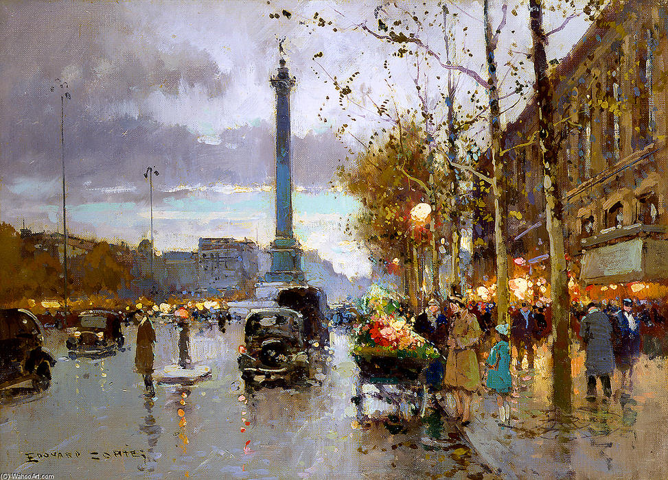 Place De La Bastille — Edouard Cortès