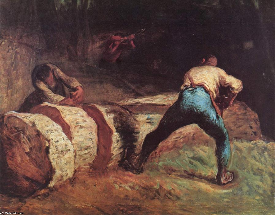 Die Holzschneider — Jean-françois Millet