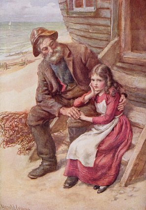 Peggotty And Little Emily — Harold Copping