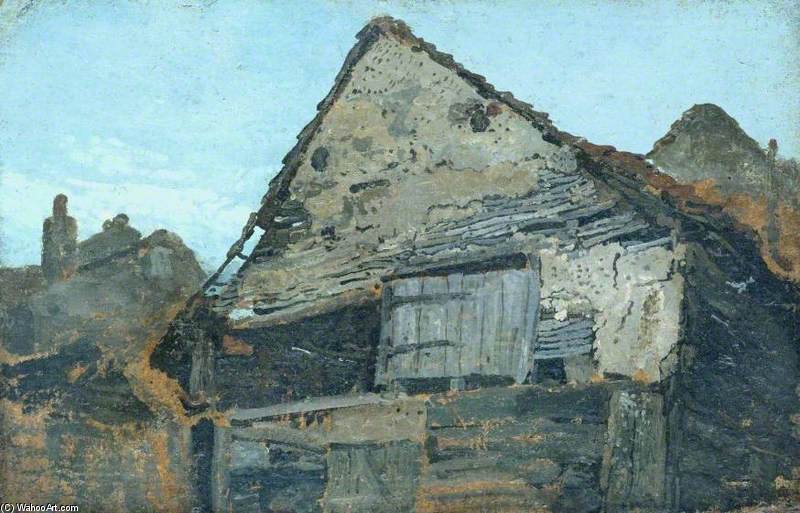 Study Of Buildings ('study From Nature') — John Linnell