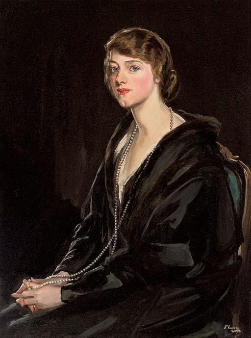 Portrait Of Mrs E. Bowen-davies — Sir John Lavery