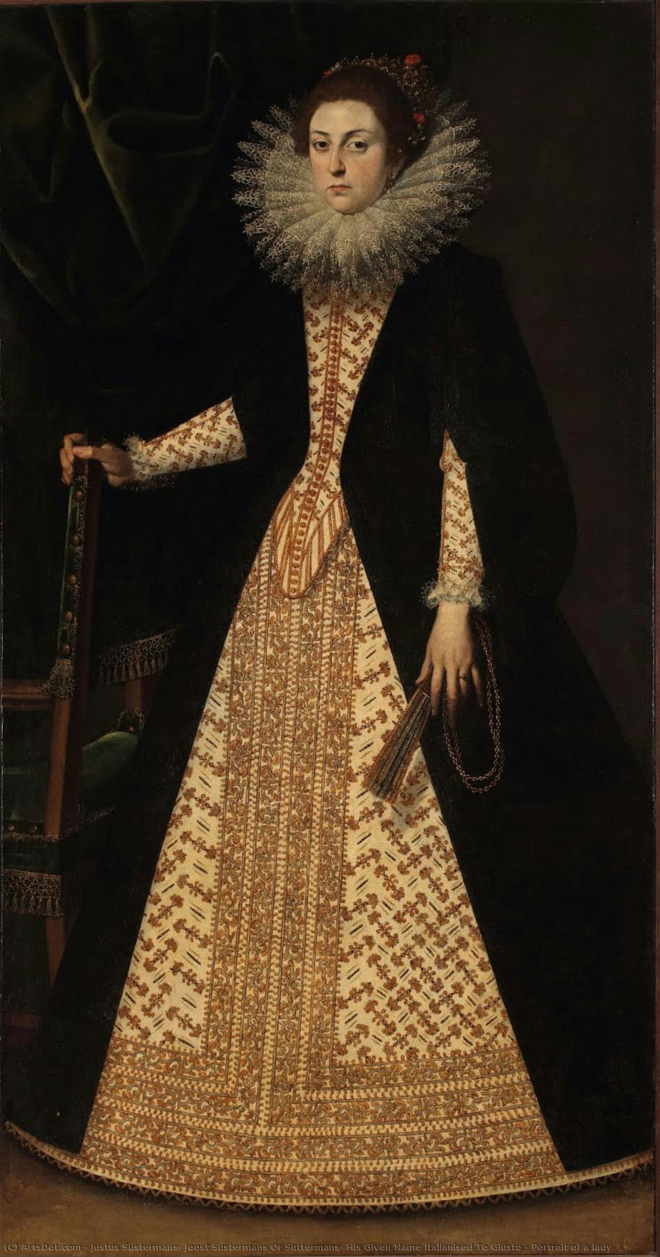 Portrait Of A Lady — Justus Sustermans, Joost Sustermans Or Suttermans, His Given Name Italianised To Giusto