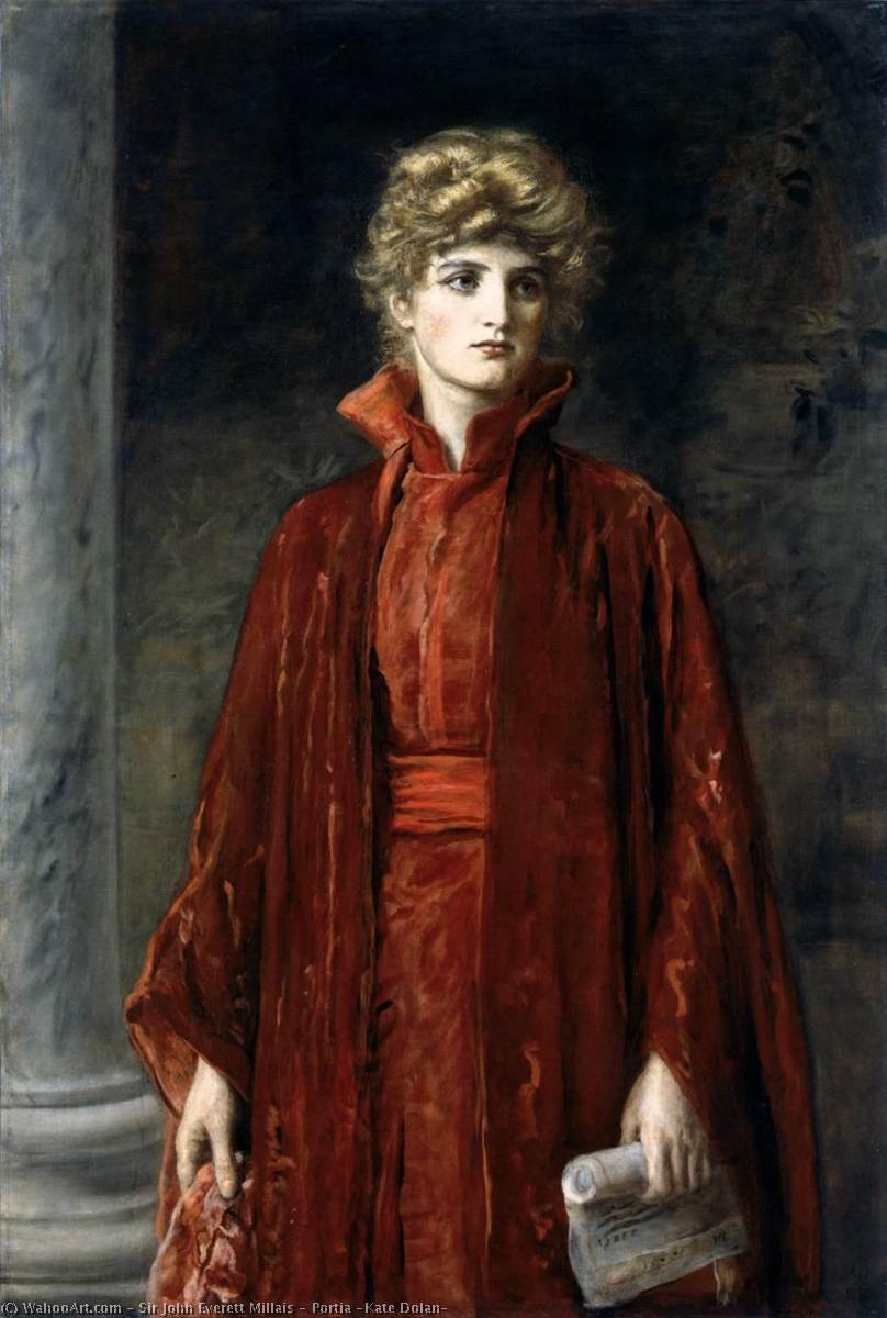 Portia (kate Dolan) — Sir John Everett Millais