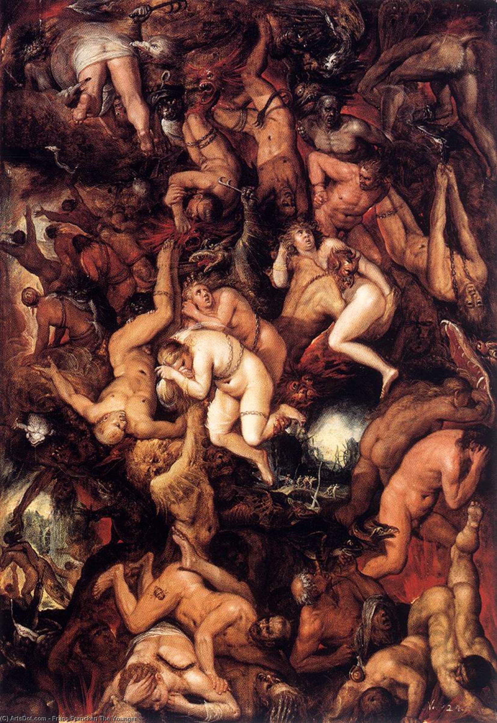 The Damned Being Cast Into Hell — Frans Francken The Younger