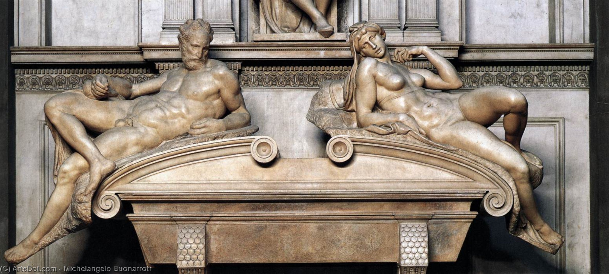 Medicis - Twilight And Dawn — Michelangelo Buonarroti