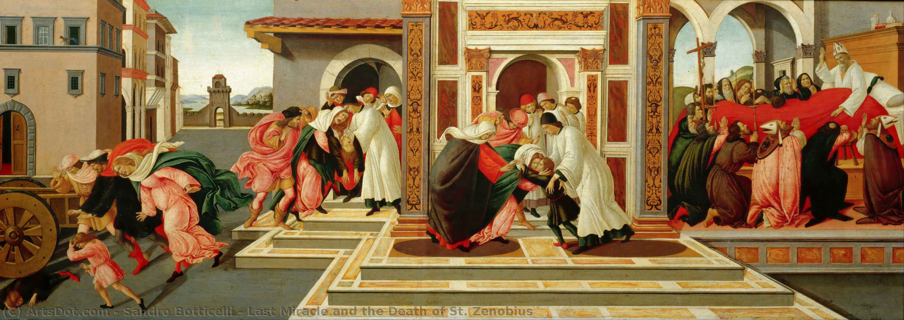 Last Miracle And The Death Of St. Zenobius — Sandro Botticelli