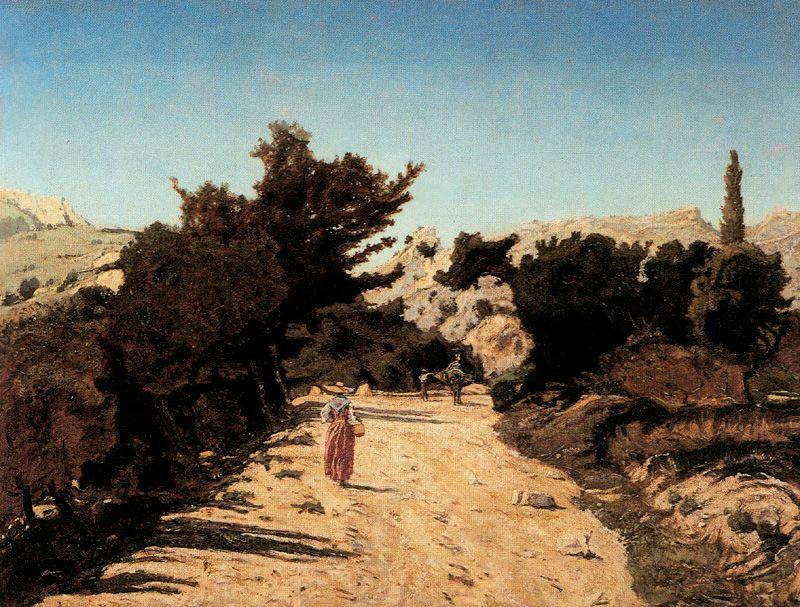The Gineste Road, Near Marseille — Paul Camille Guigou