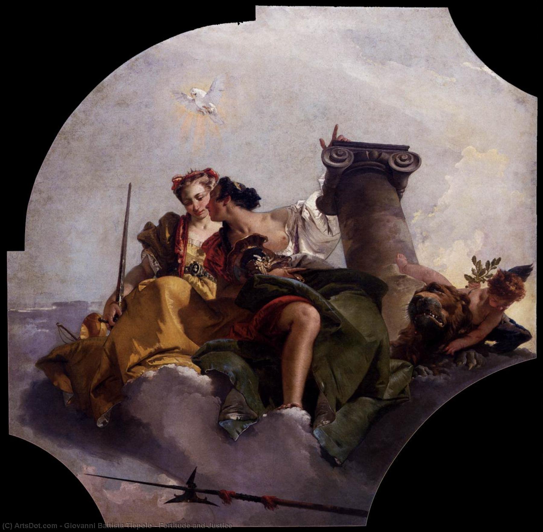 Fortitude And Justice — Giambattista Tiepolo