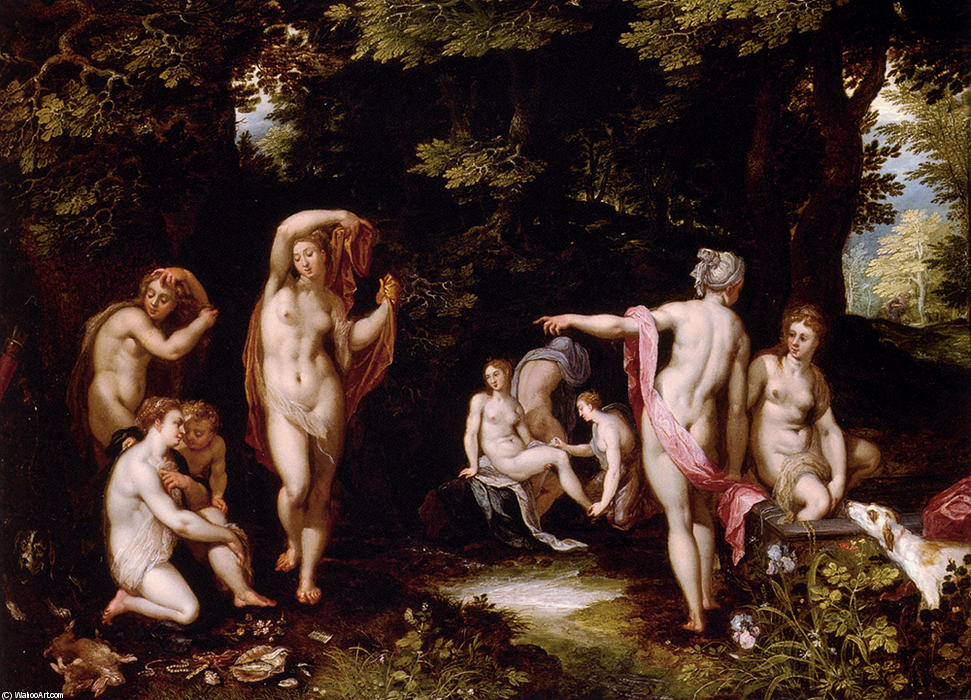 Diana And Actaeon — Jan Brueghel The Elder