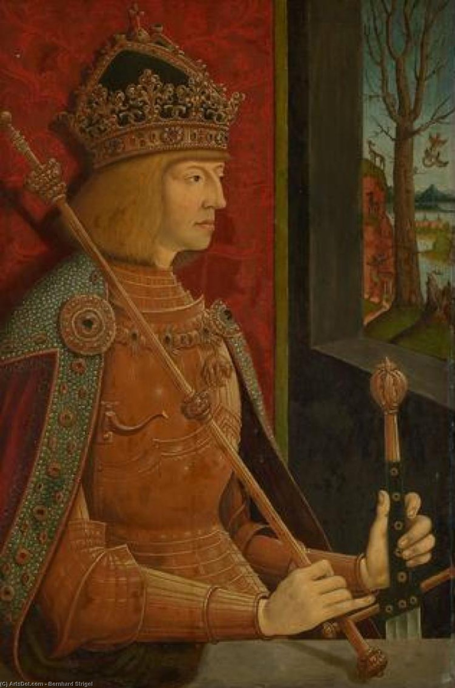Maximilian I — Bernhard Strigel