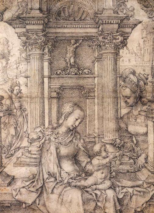 Virgin And Child With Saints — Jan Gossaert (mabuse)
