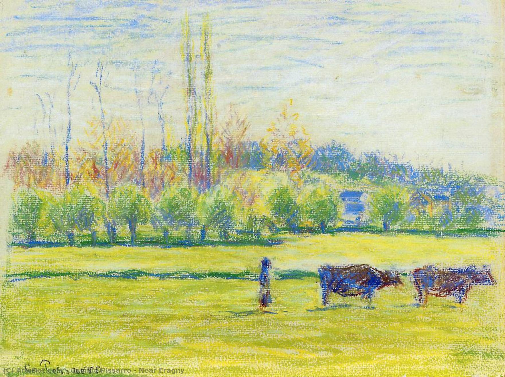Near Eragny — Camille Pissarro