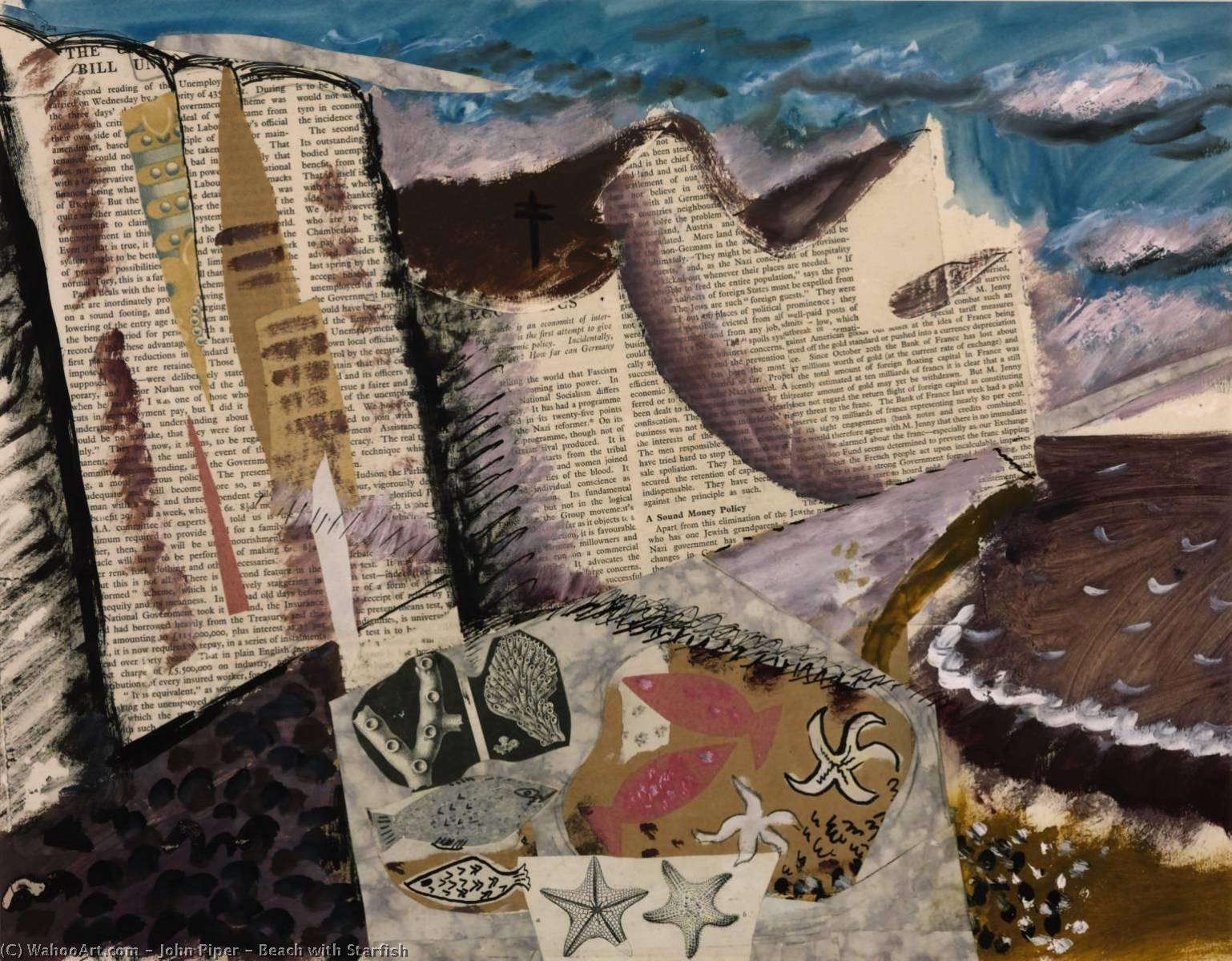 Beach With Starfish — John Piper