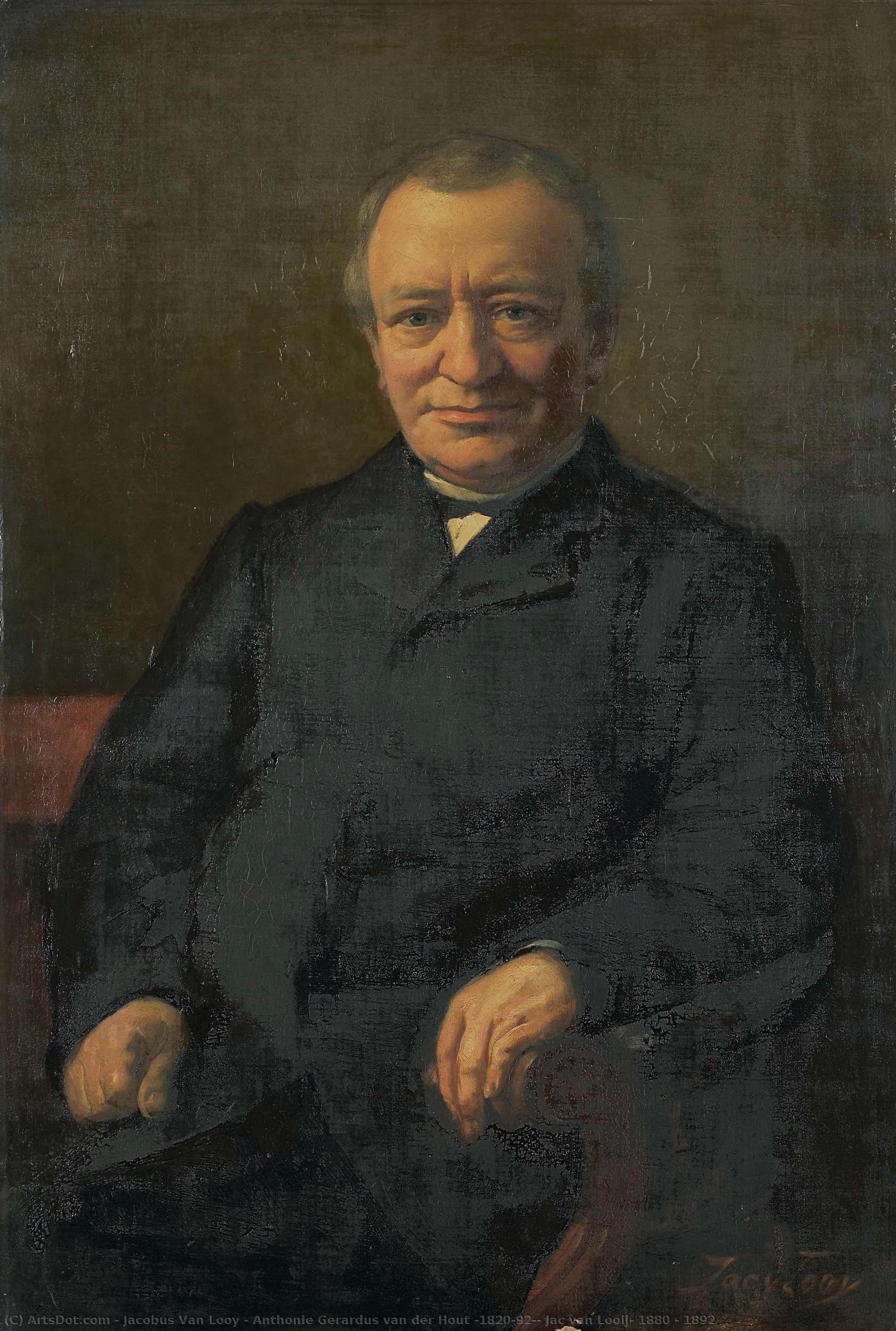 Anthonie Gerardus Van Der Hout (1820-92), Jac Van Looij, 1880 - 1892 — Jacobus Van Looy
