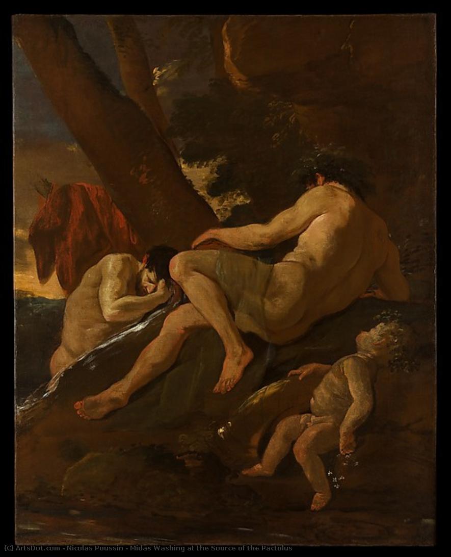 Midas Washing At The Source Of The Pactolus — Nicolas Poussin