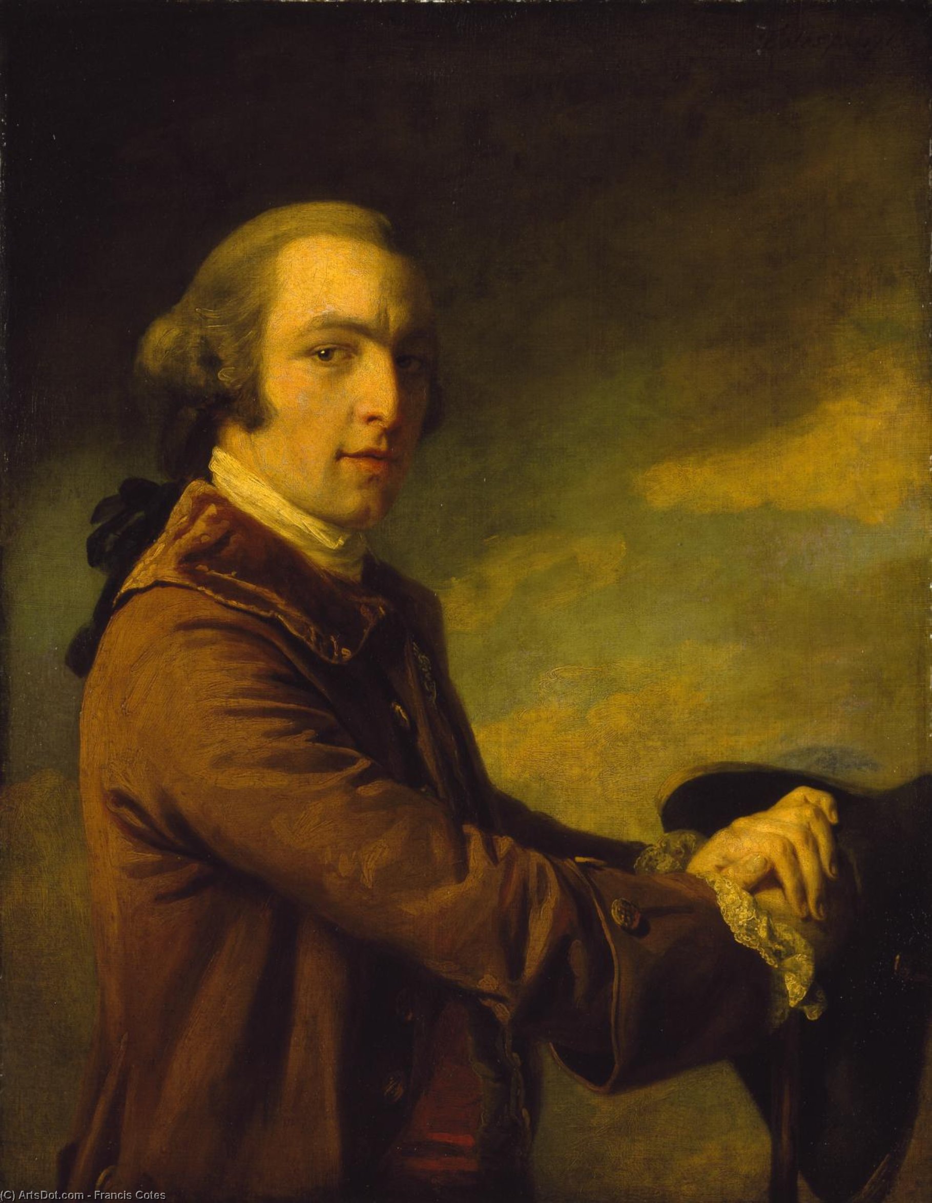 A Gentleman With A Cane — Francis Cotes