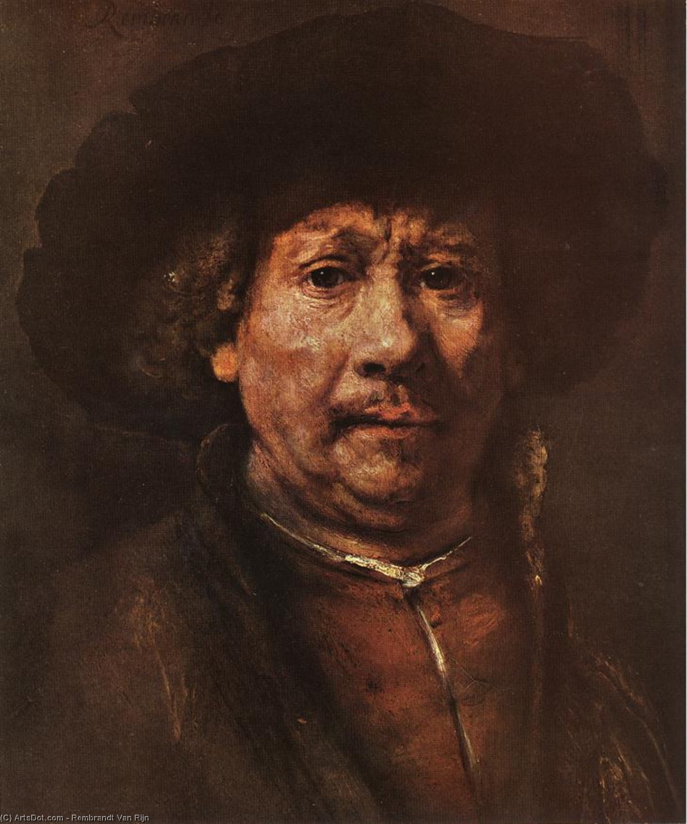 Little Self-portrait — Rembrandt Van Rijn