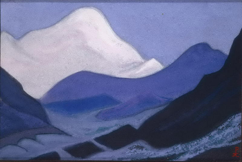 Kampa Dzong. Pink Peak. — Nicholas Roerich
