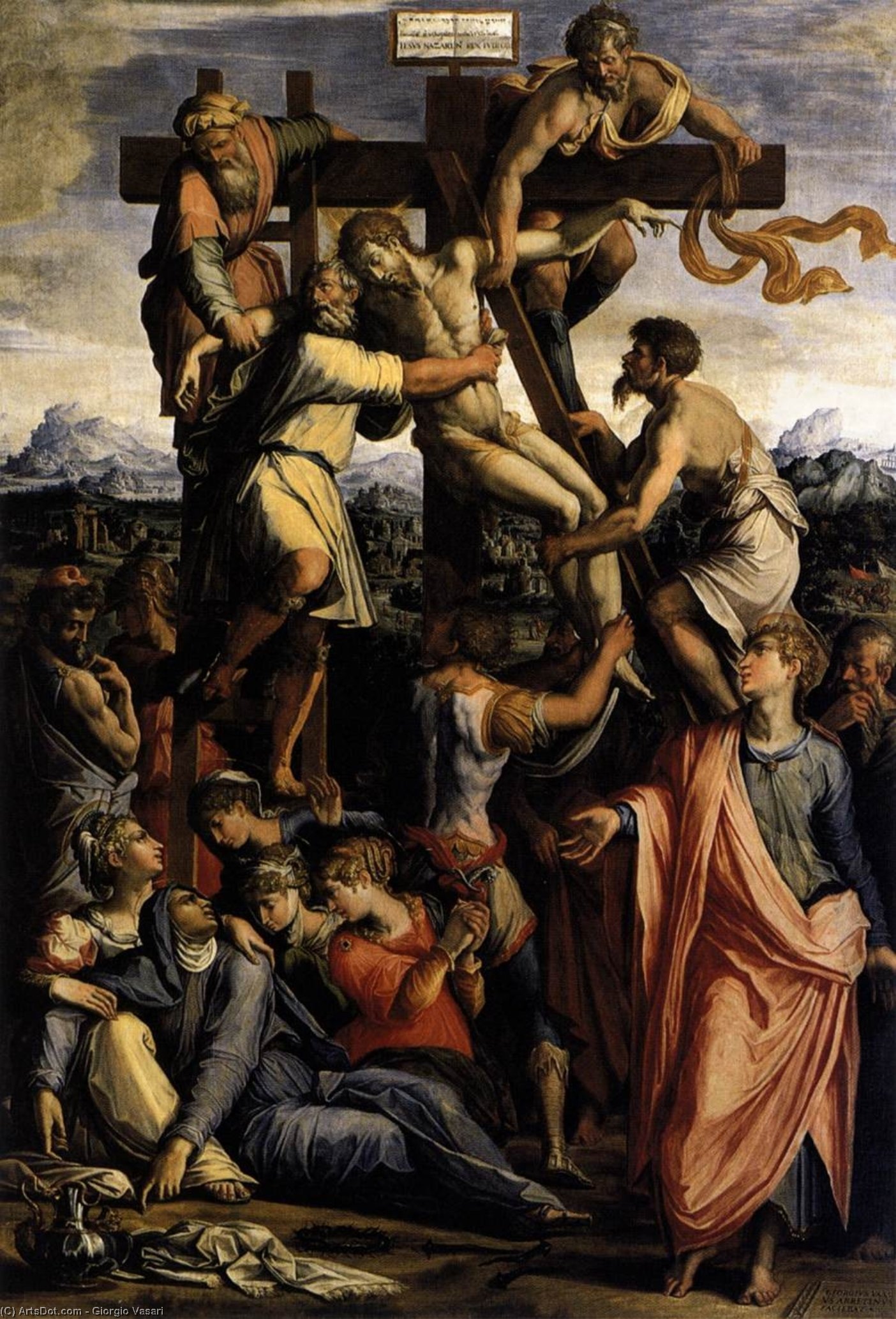 Deposition From The Cross — Giorgio Vasari