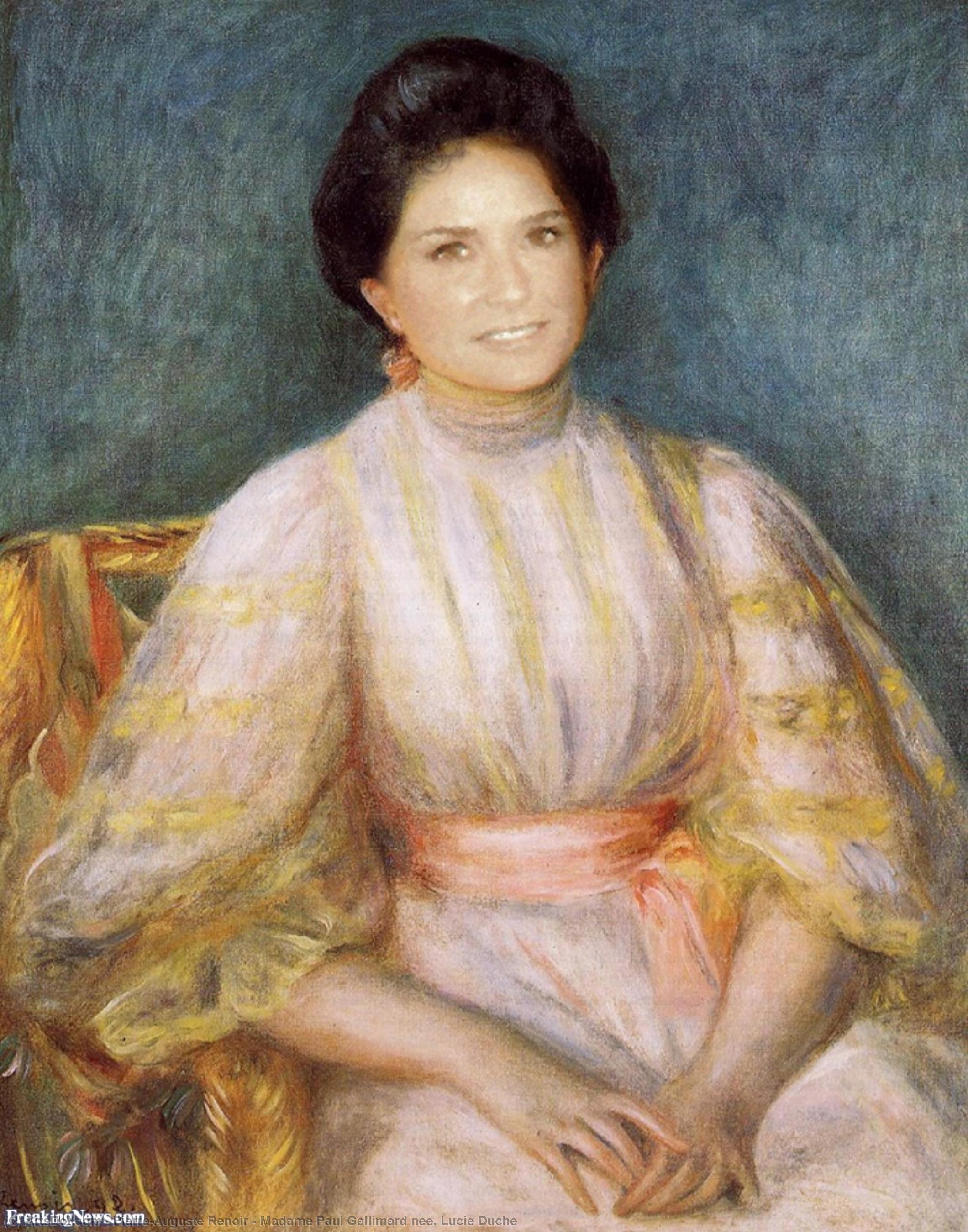 Madame Paul Gallimard Nee. Lucie Duche — Pierre-auguste Renoir