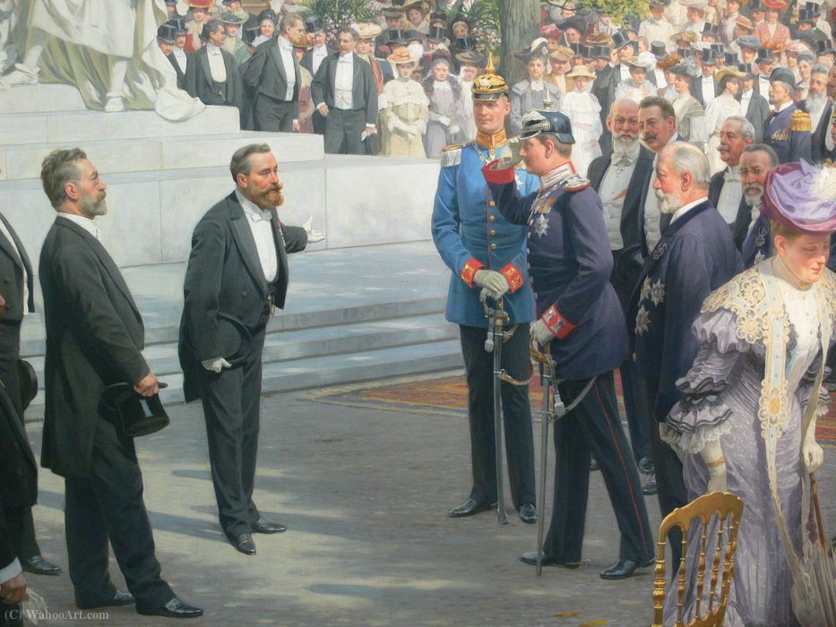 Enthüllung Wagner-denkmal Detail 02 — Anton Von Werner