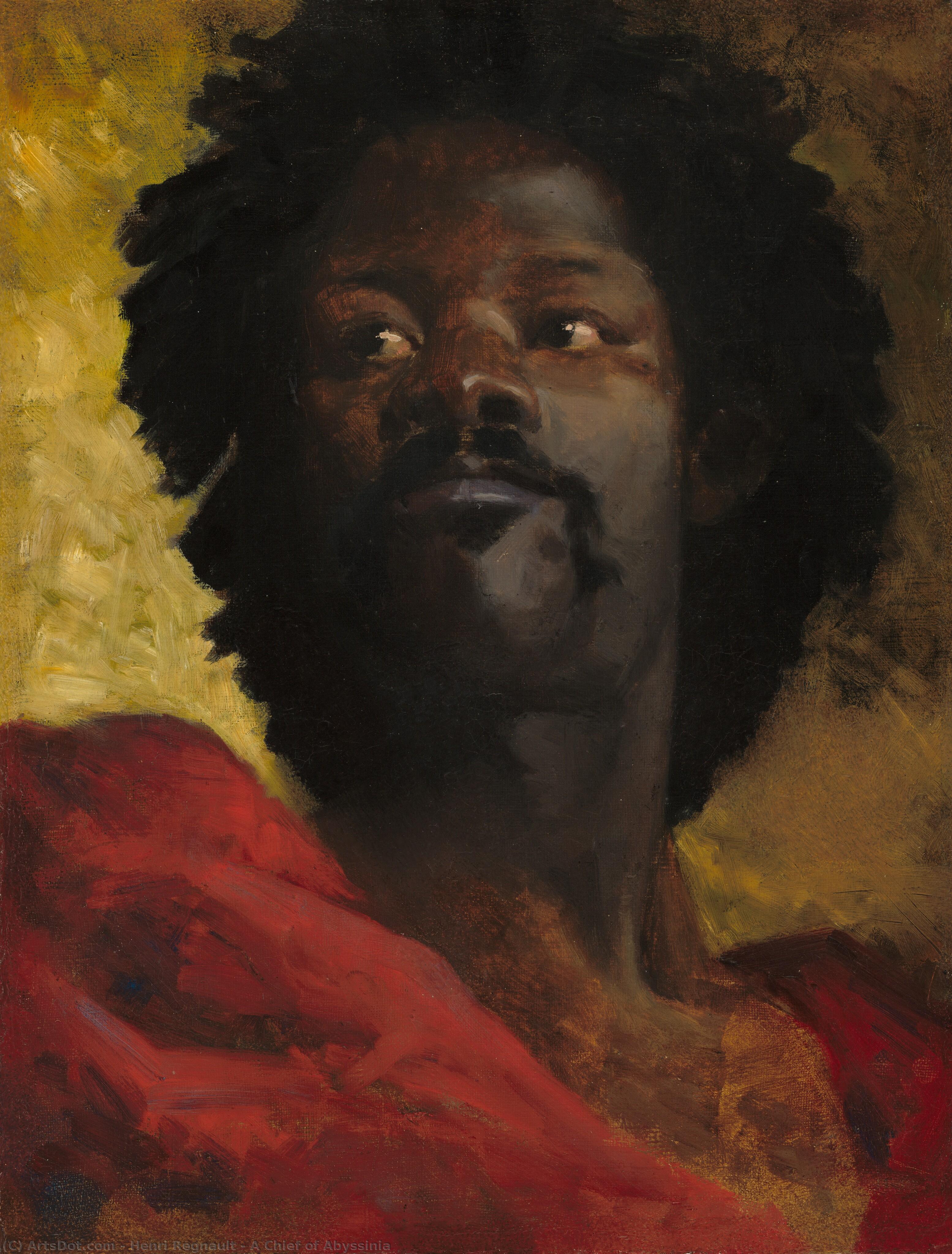 A Chief Of Abyssinia — Henri Regnault